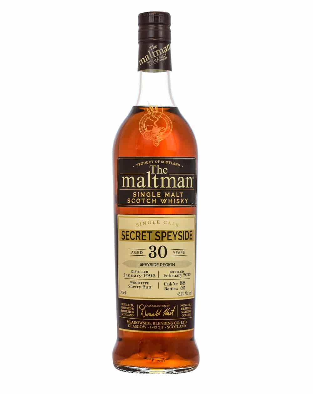 Secret Speyside 30 Years Old The Maltman 1993 - Must Have Malts