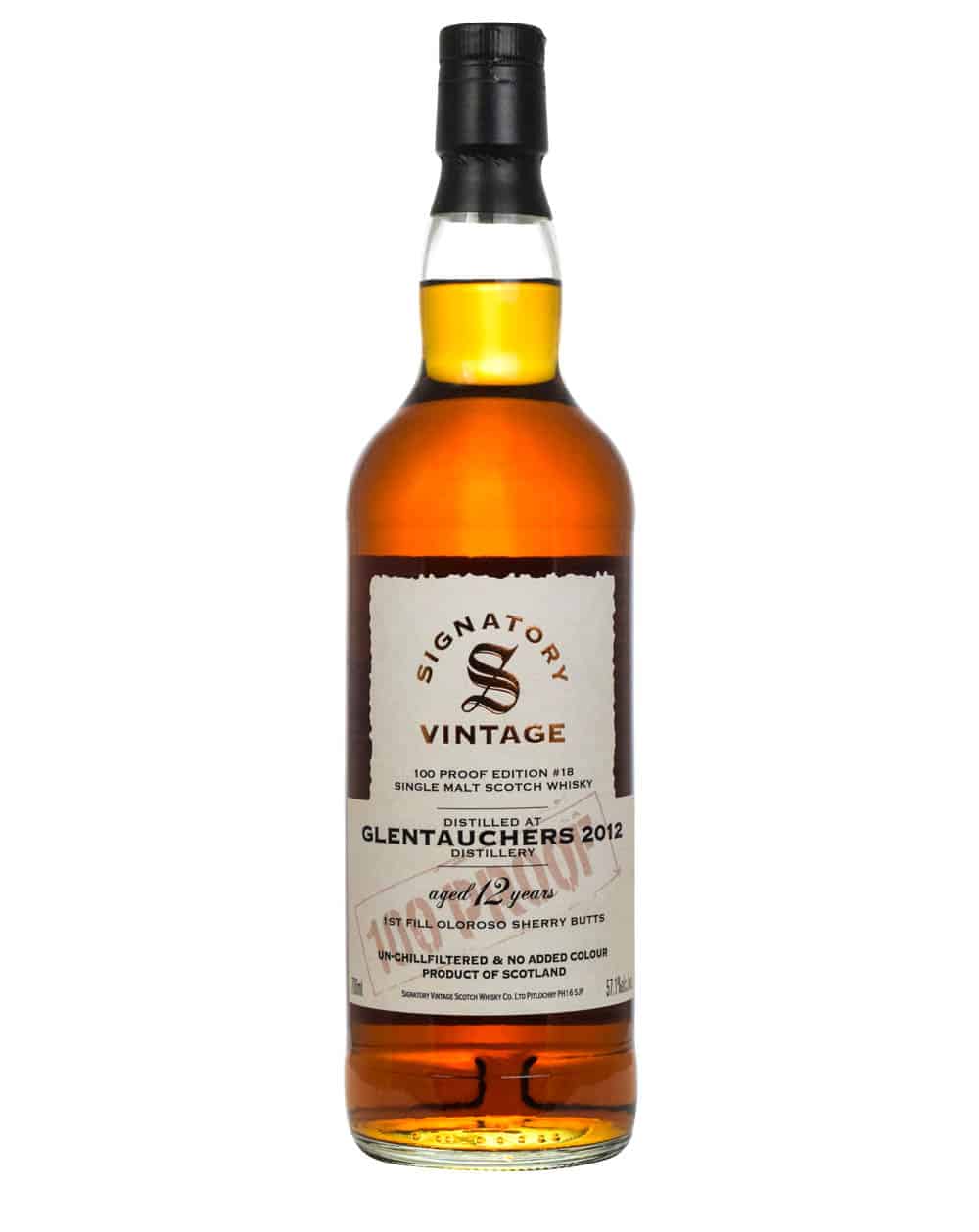 Glentauchers 12 Years Old Signatory Vintage 100 Proof 2012 Must Have Malts MHM