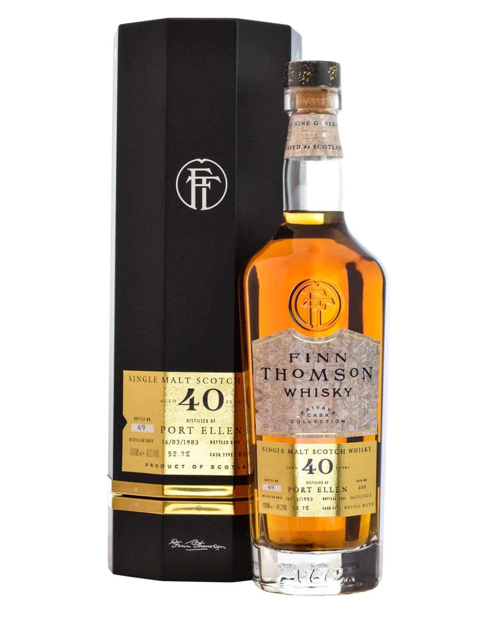 Port Ellen 40 Years Old Finn Thomson 1983 - Musthave Malts