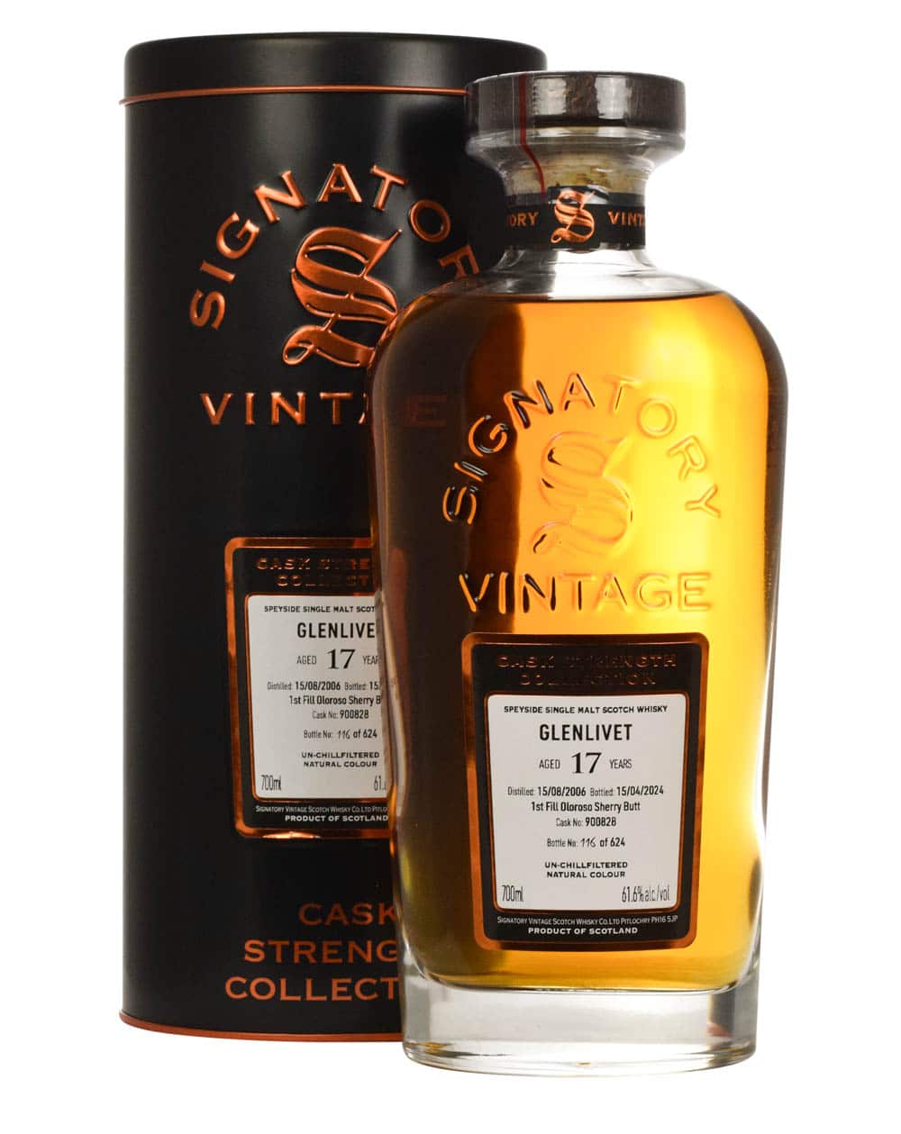 Glenlivet 17 Years Old Signatory Vintage 2006 Cask #900828