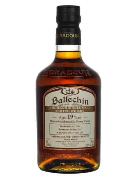 Ballechin 19 Years Old Small Batch Manzanilla 2004 Must Have Malts MHM