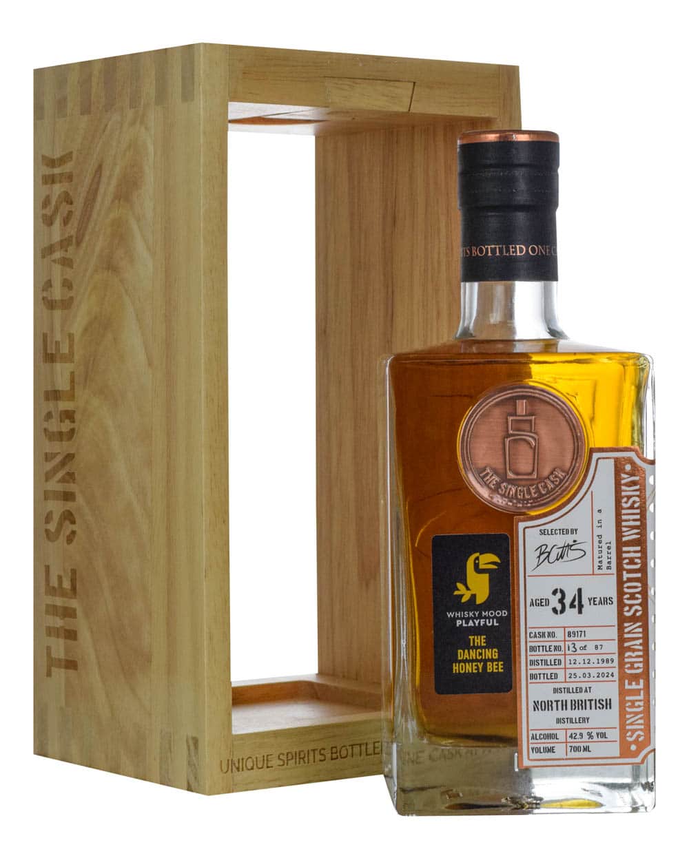 North British 34 Years Old The Single Cask 1989 Cask #89171 Box Must Have Malts MHM