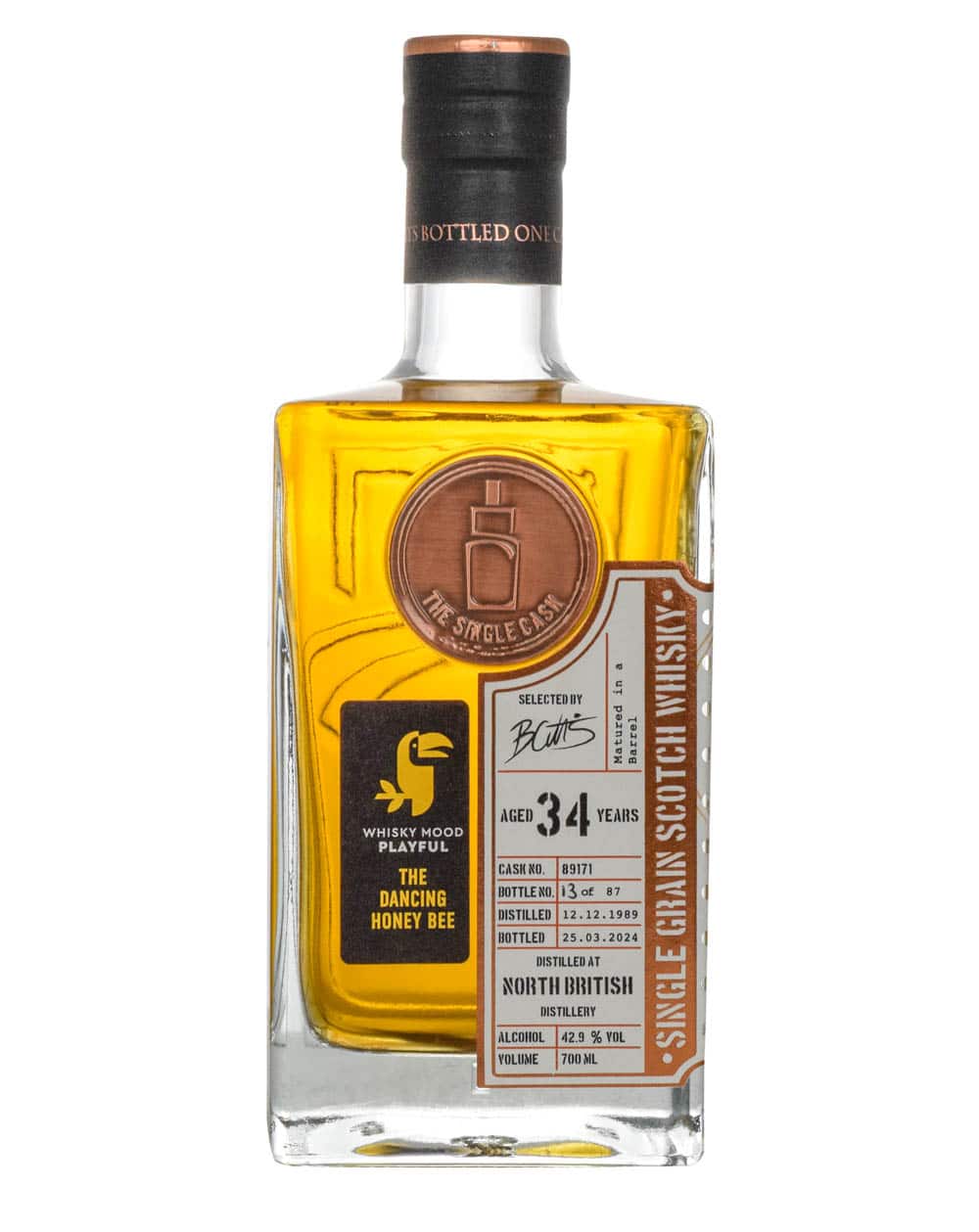 North British 34 Years Old The Single Cask 1989 Cask #89171 Must Have Malts MHM
