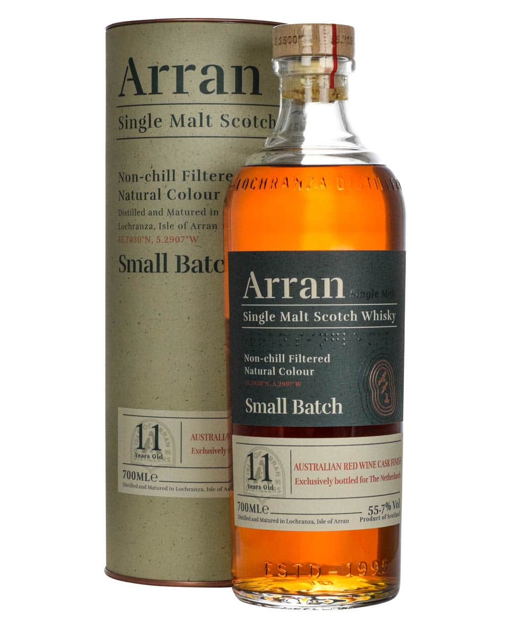 Arran 11 Years Old Small Batch Australian Red Wine Cask - Must