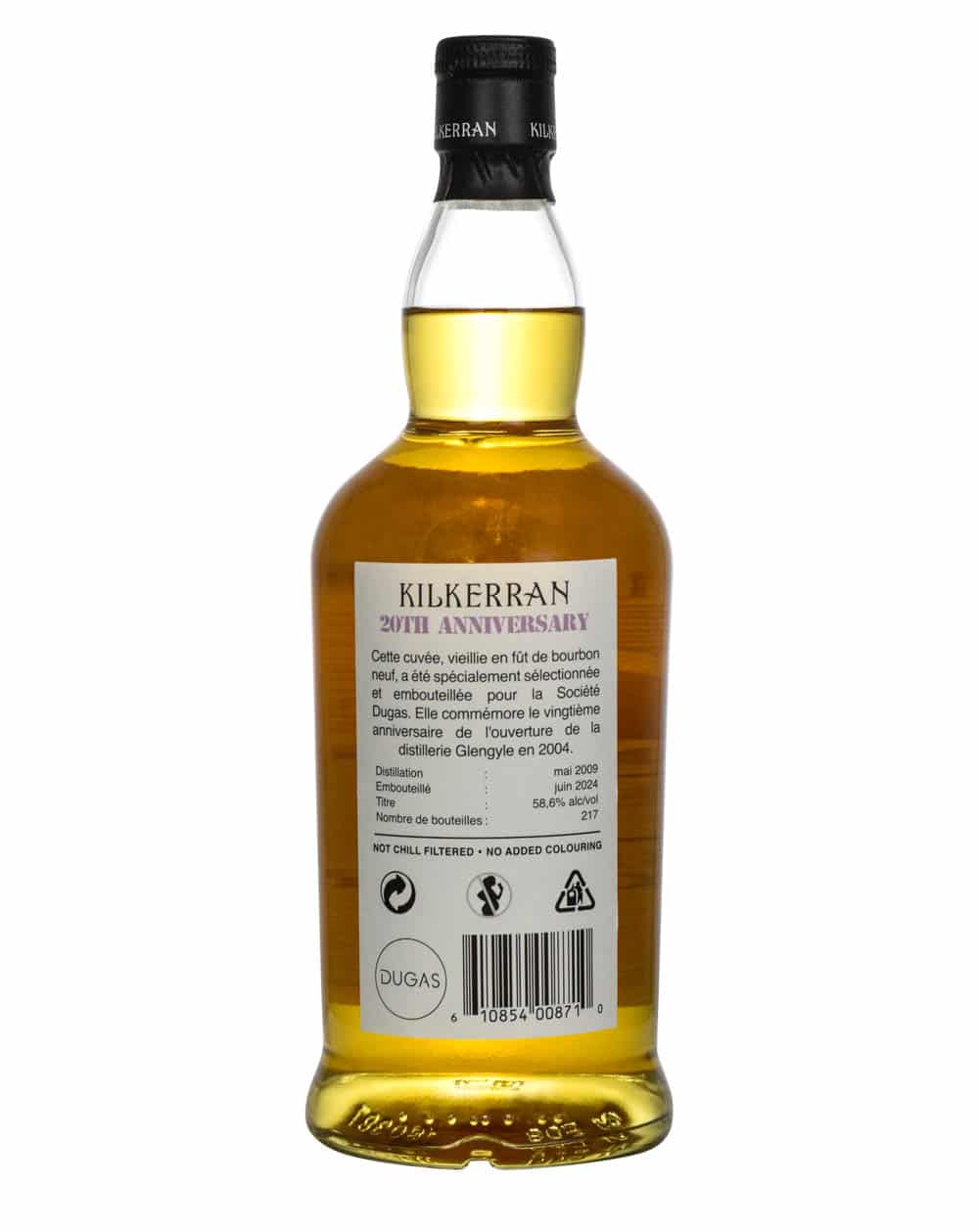 Kilkerran 15 Years Old Single Cask 20th Anniversary 2009