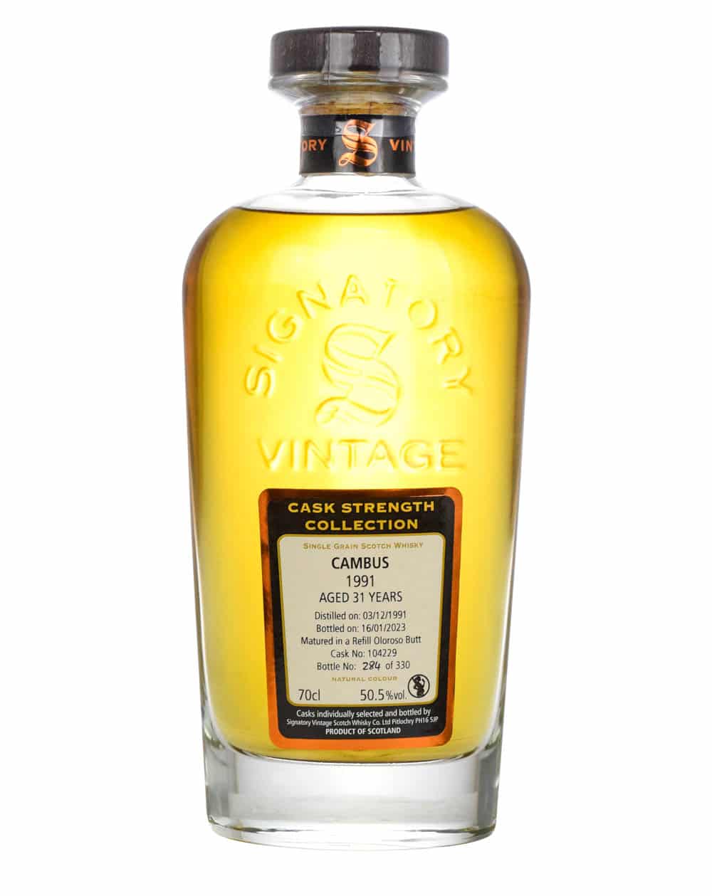 Cambus 31 Years Old Signatory Vintage 1991 Must Have Malts MHM