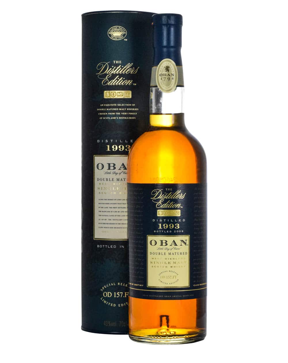 Oban Distillers Edition 2008 Tube Must Have Malts MHM