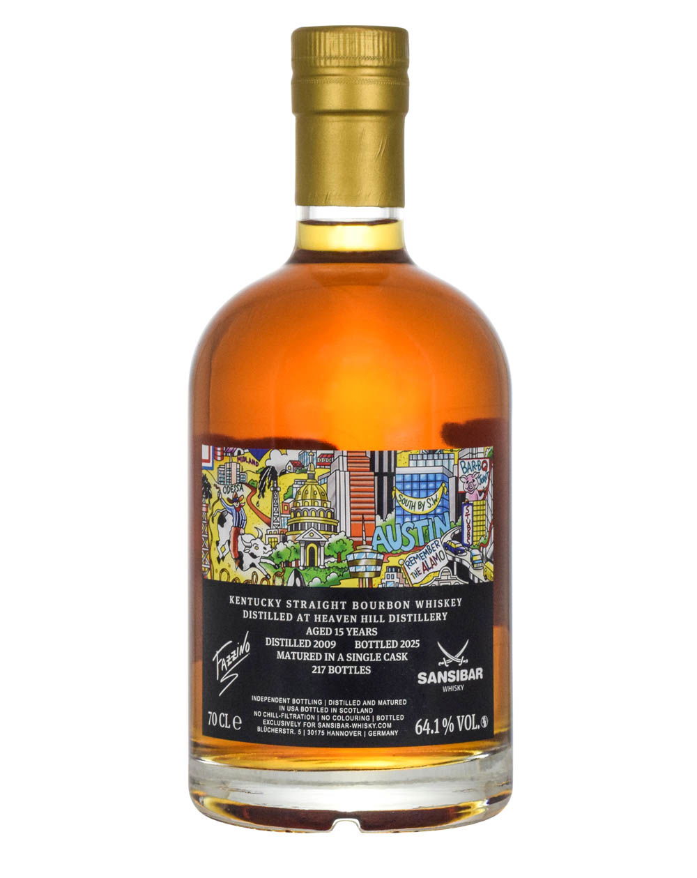 Heaven Hill 15 Years Old Sansibar Fazzino 2009 - Musthave Malts