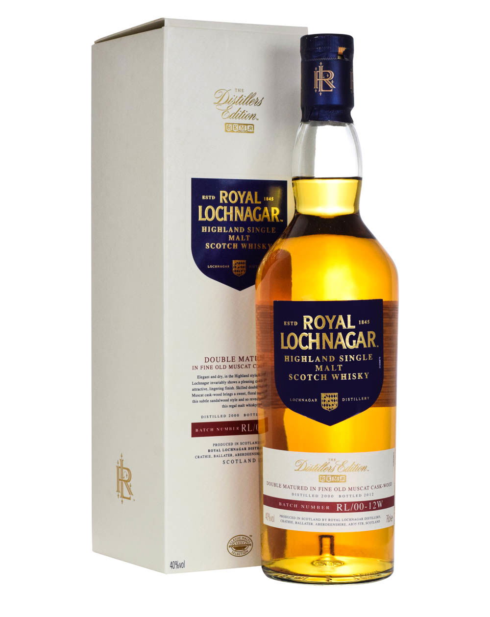 Royal Lochnagar Distillers Edition 2012 package