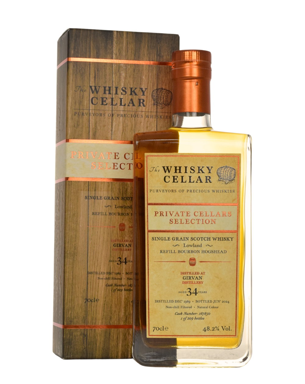 Girvan 34 Years Old The Whisky Cellar 1989 Must Have Malts MHM