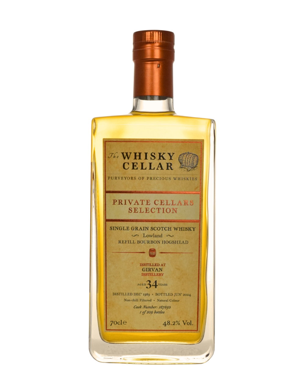 Girvan 34 Years Old The Whisky Cellar 1989 Must Have Malts MHM