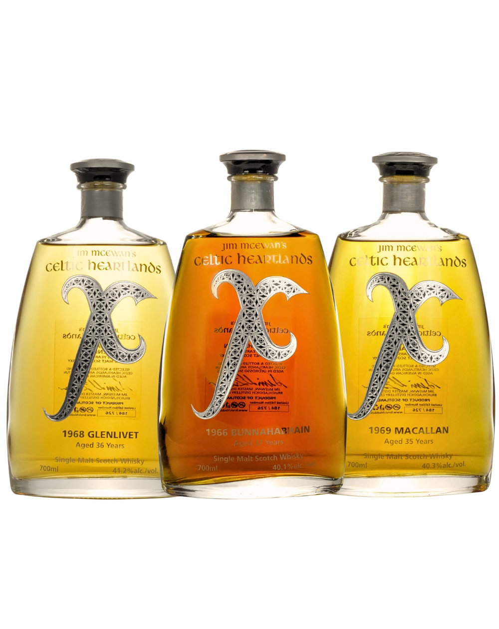 Jim McEwan's Celtic Heartlands Set of 3 - Must Have Malts