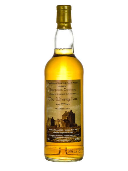 Springbank 37 Years Old The Whisky Fair 1968 Must Have Malts MHM