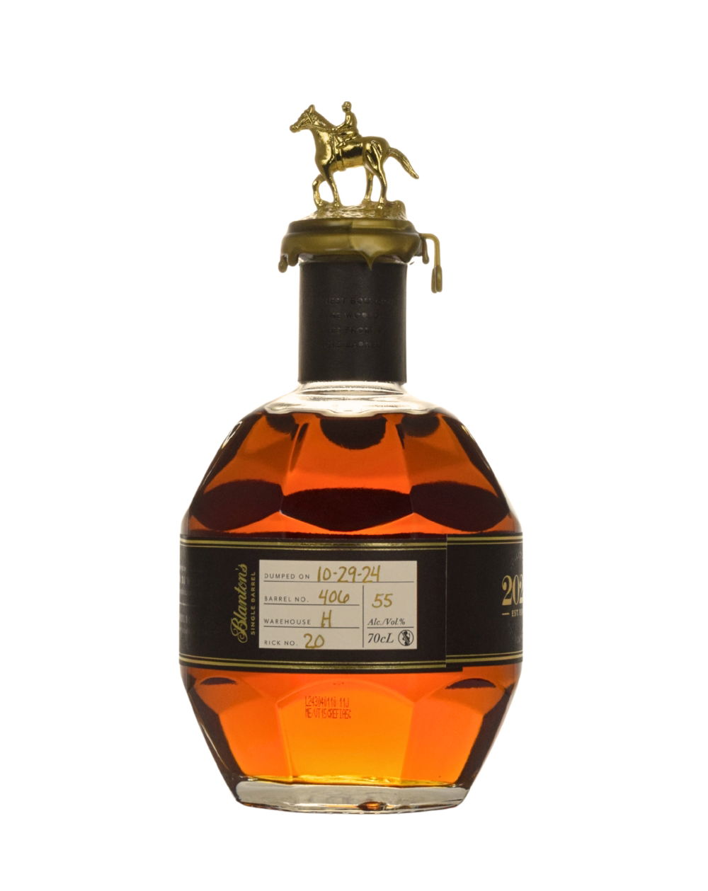 ♢【新品未開栓】 Blanton's SINGLE BARREL BOURBON Blantons Single Barrel Bourbon Whiskey 93 Proof - 750 Ml