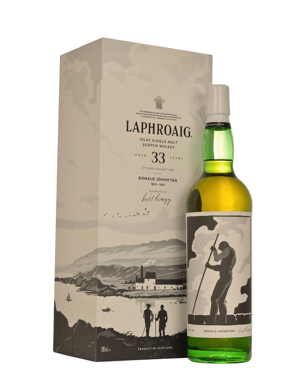 Laphroaig 33 Years Old Strong Characters Chapter One Donald Johnston Box Must Have Malts MHM