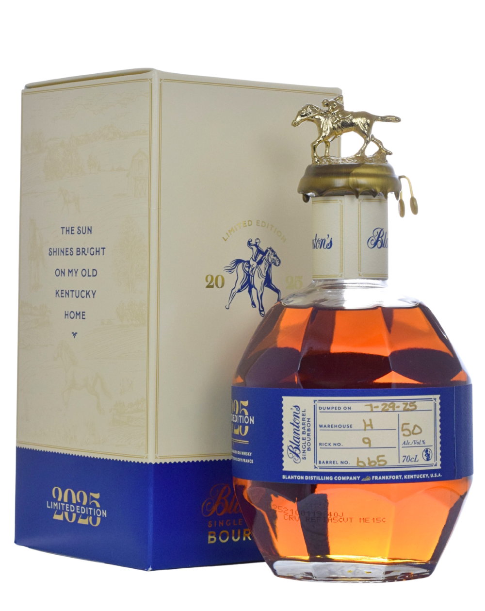 Blanton's Single Barrel LMDW Itinéraires 2025 #665 Box