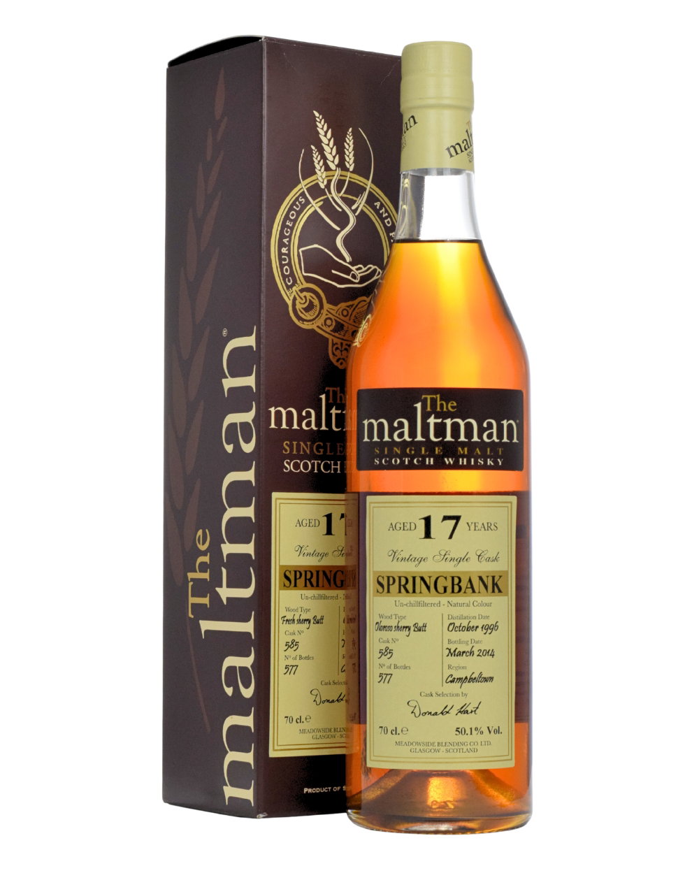 Springbank 17 Years Old The Maltman 1996 Cask #585 - Must Have Malts