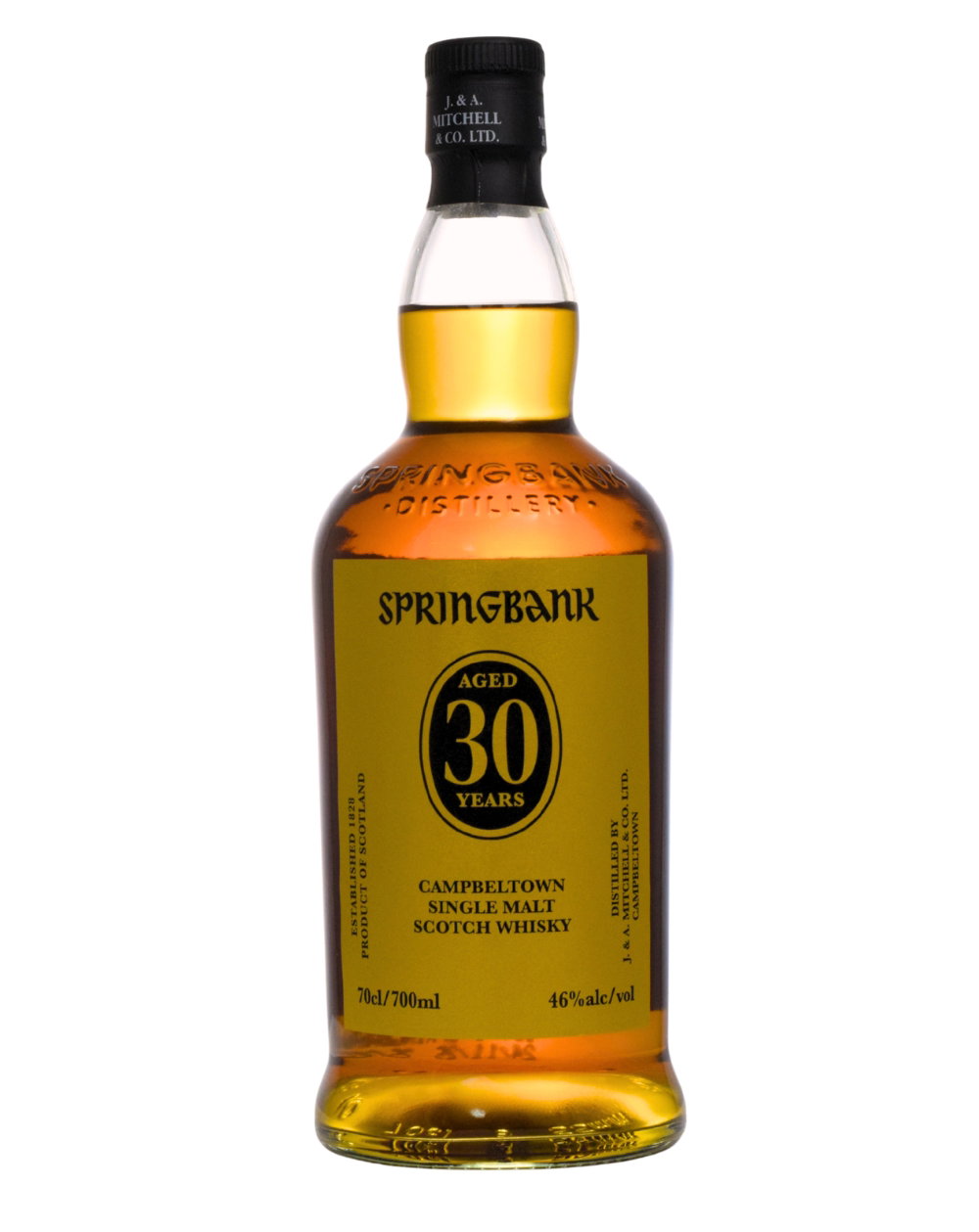 Springbank 30 Year Old, Bourbon & Sherry Cask, 2025, 46% whisky bottle