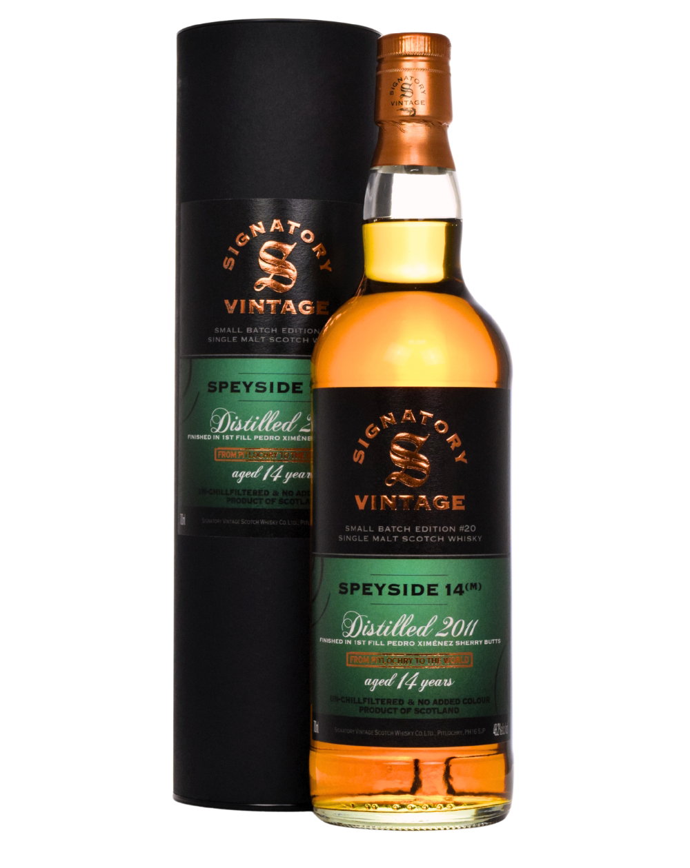 Speyside (M) 14 Years Old Signatory Vintage Small Batch 2011 Box Must Have Malts MHM