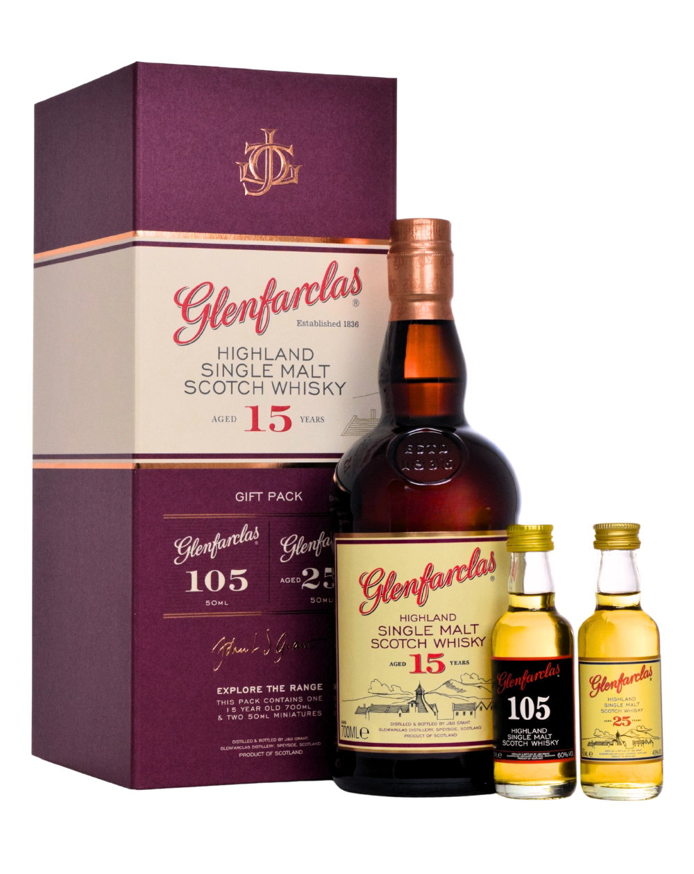 Glenfarclas 15 Years Old Tasting Pack - Must Have Malts