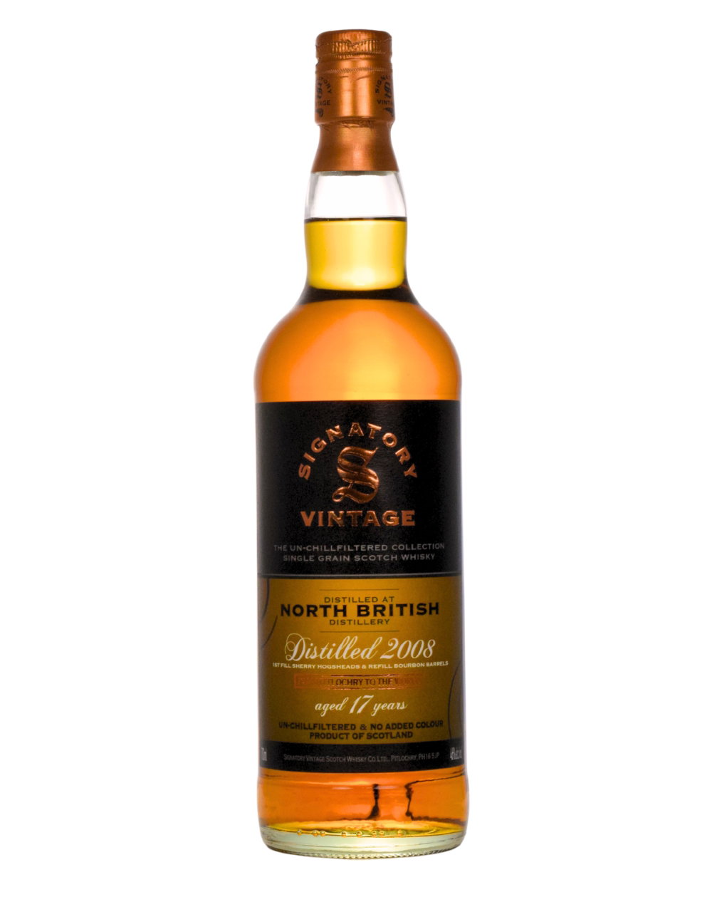 North British 17 Years Old Signatory Vintage 2008 Must Have Malts MHM