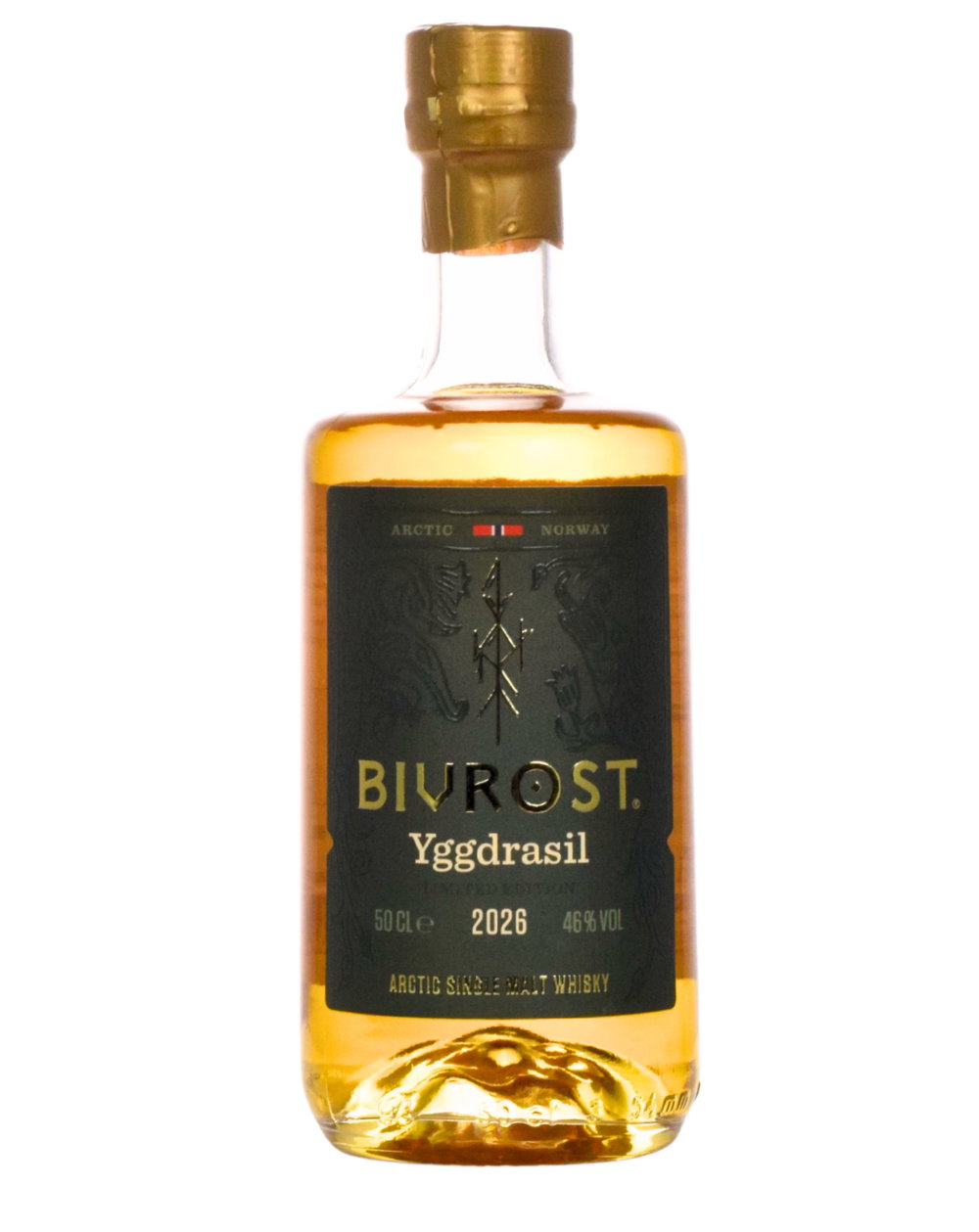 Bivrost Yggdrasil, Charred & Sherry Cask, 2026, 46% whisky bottle