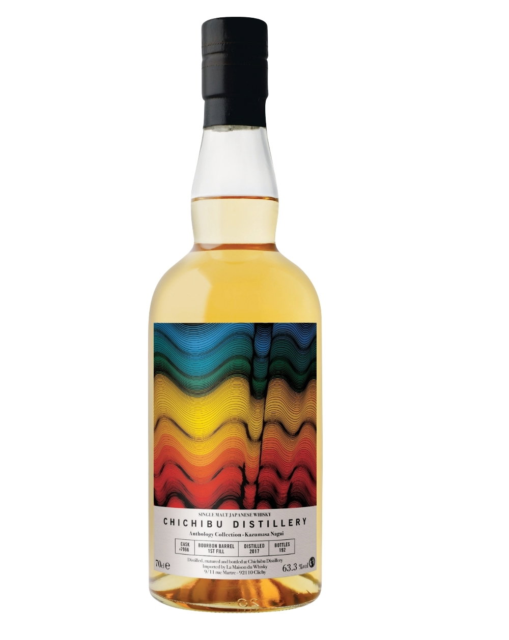 Chichibu Anthology Collection Kazumasa Nagai 8 Year Old, Bourbon Cask, Cask #7966, 2026, 63.3% whisky bottle