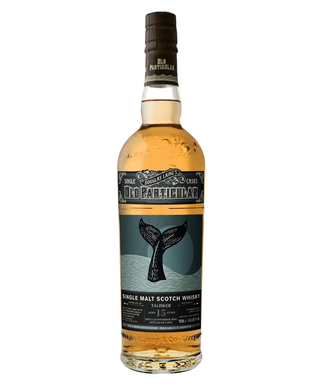 Talisker Old Particular 15 Year Old, Hogshead Cask, Cask #714514, 2010, Douglas Laing, 59.7% whisky bottle
