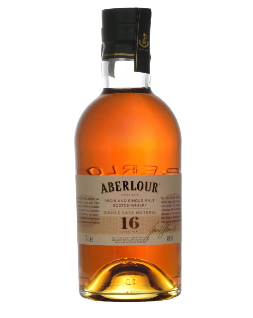 Aberlour 16 Year Old Double Cask Matured, Bourbon & Sherry Cask, 2015, 40% whisky bottle
