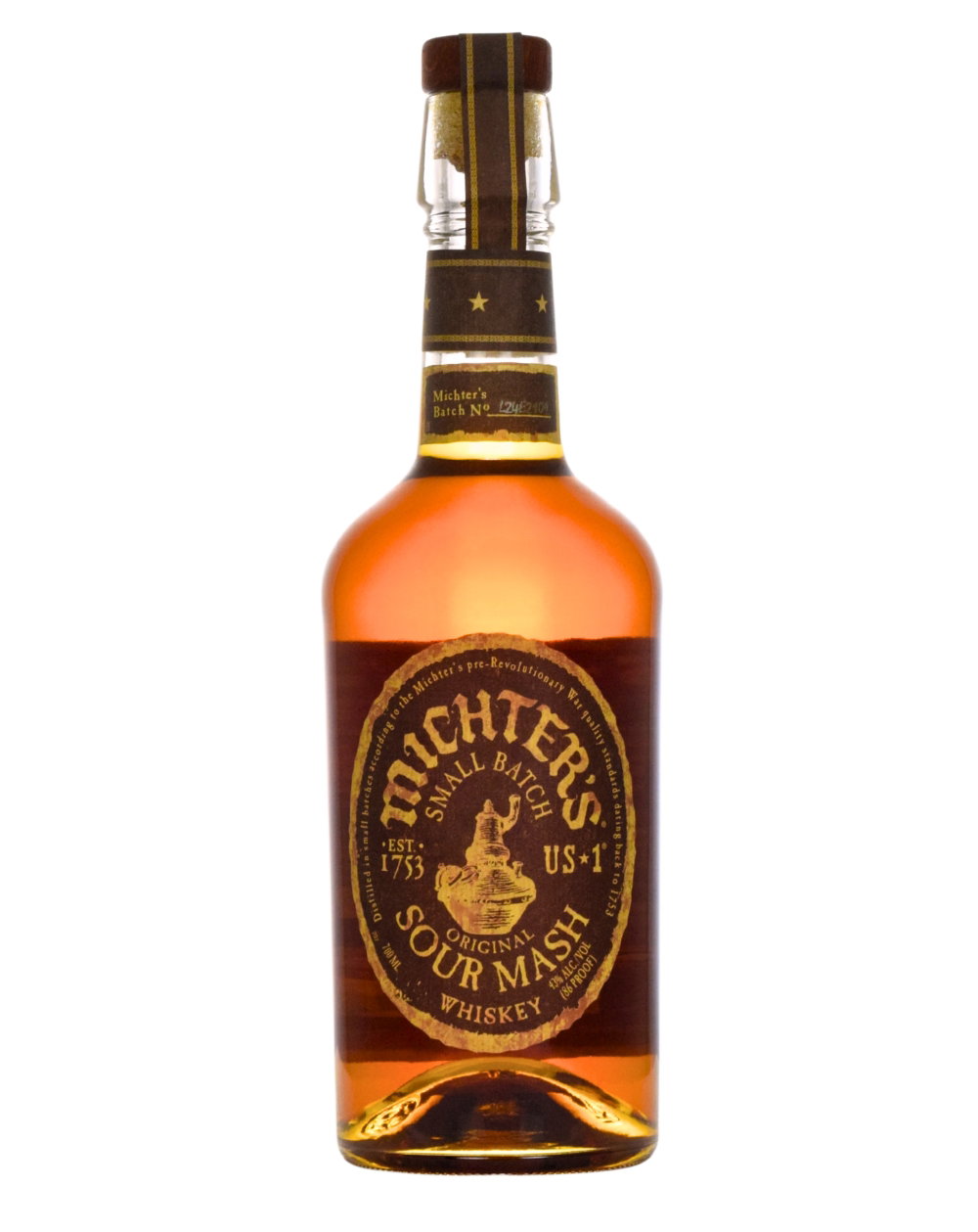 Michter's US*1 Small Batch No. Original Sour Mash, Batch No. L24E2104, 2024, 43% whisky bottle